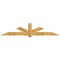 Ekena Millwork Kennewick Rough Sawn Timber Gable Bracket, Western Red Cedar, 108"W x 22"H x 6"D x 6"F, 5/12 Pitch GBW108X22X0606KEN00RWR - alternate 1